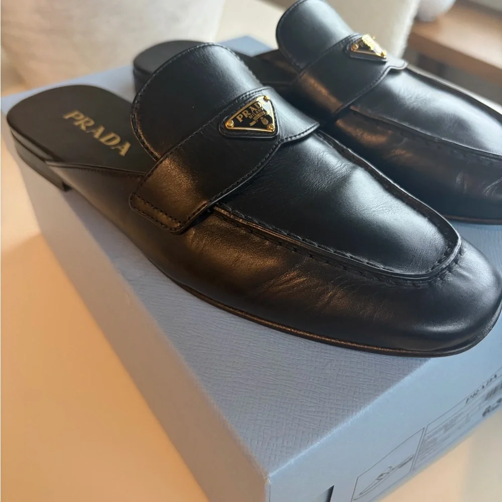 Prada Leather Mules - Picture 3 of 8